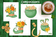 Gnome St. Patrick's Day, an Illustration by Yuliya Art (Thumbnail 3 of 6)