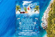 Pool Party Flyer, a Flyer Template by Creative  designer (Thumbnail 1 of 3)