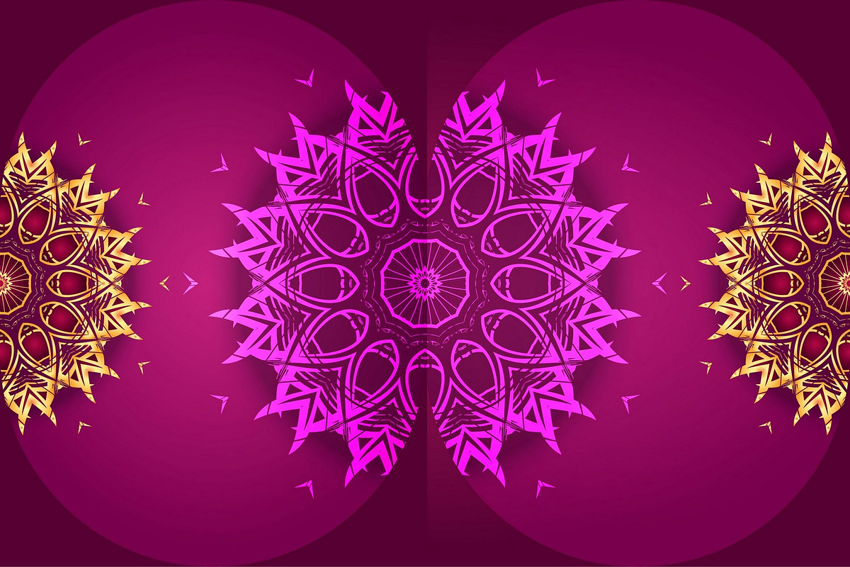 Mandala Vector Pattern Graphics Pack, a Background Graphic by NJ Himel (Photo 79 of 91)