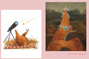 Valentine’s Day Happy Hen Illustrati, a Decorative Illustration by Dashnpro (Thumbnail 4 of 8)