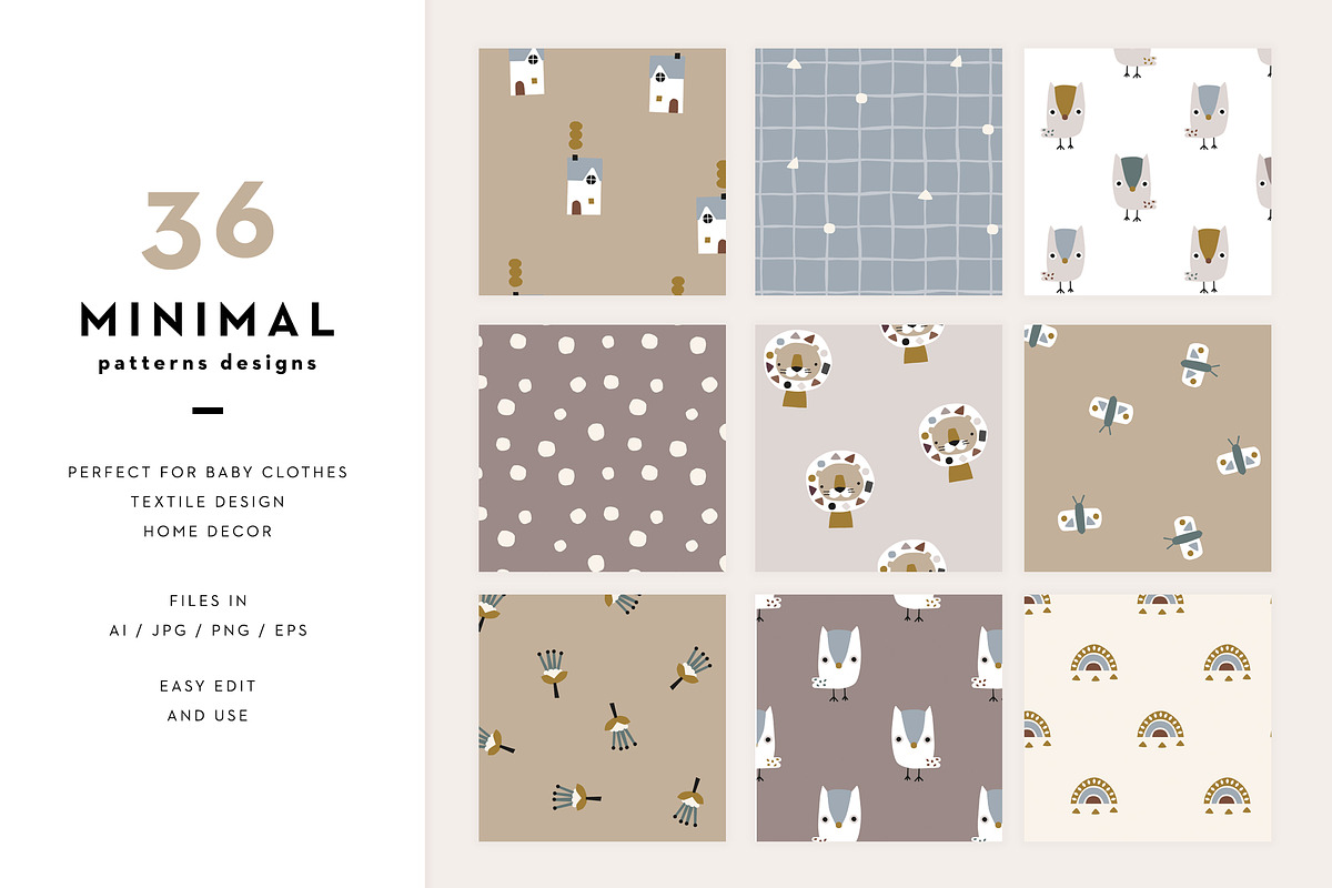 Mixed collection bundle. 36 patterns, a Pattern Graphic by Muriel ...