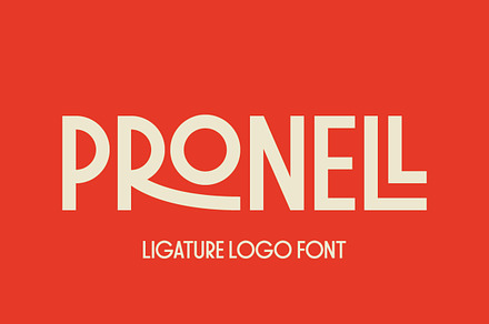 Pronell – Modern Retro Display Font, a Sans Serif Font by Typebae