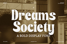 Dreams Society Bold Display Font