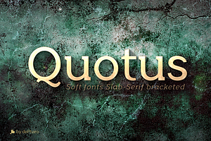 Quotus Slab Bracketed -8 Fonts-