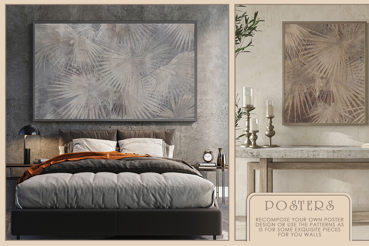 Fresco collection Leaves mural, a Wallpaper Graphic by Natalia0307 (Photo 8 of 16)