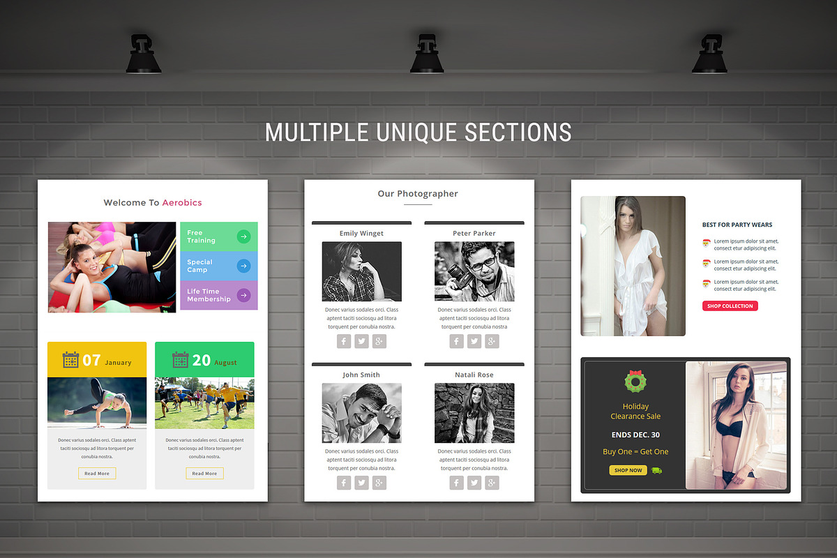 20 Best Email Templates - Bundle 10, an Email Template by Pennyblack Templates (Photo 2 of 4)