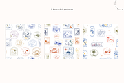 Tropical Vector Stamps & Frames, an Object Graphic by Nutalin Art (Thumbnail 10 of 11)