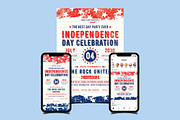 Independence Day Flyer Set, a Flyer Template by Totem Design Studio (Thumbnail 1 of 5)