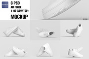 Sneakers Air Force Mockup, an Advertising Mockup by GraphicVil (Thumbnail 3 of 9)