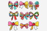 Teacher Bows Clipart Bundle, a Seasonal Illustration by Tanya Kart (Thumbnail 8 of 13)