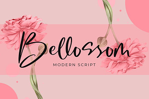 Bellossom Modern Script Font