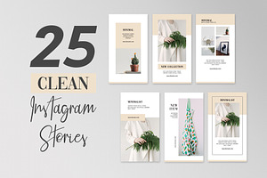 CLEAN INSTAGRAM STORIES BUNDLE