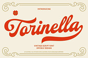 ED Torinella - Vintage Script Font, a Script Font by Emyself Design (Thumbnail 1 of 10)