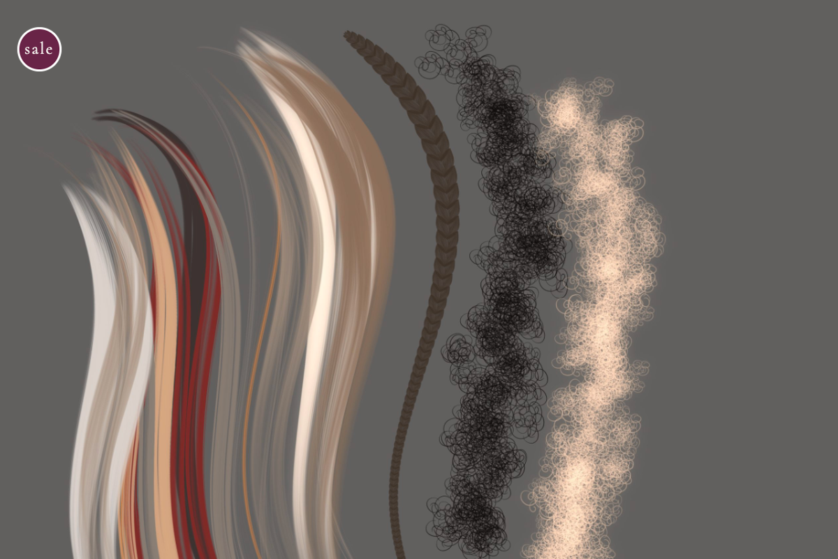 Procreate Portraits Brushset, a Brush Add-On by Papaya (Photo 5 of 20)