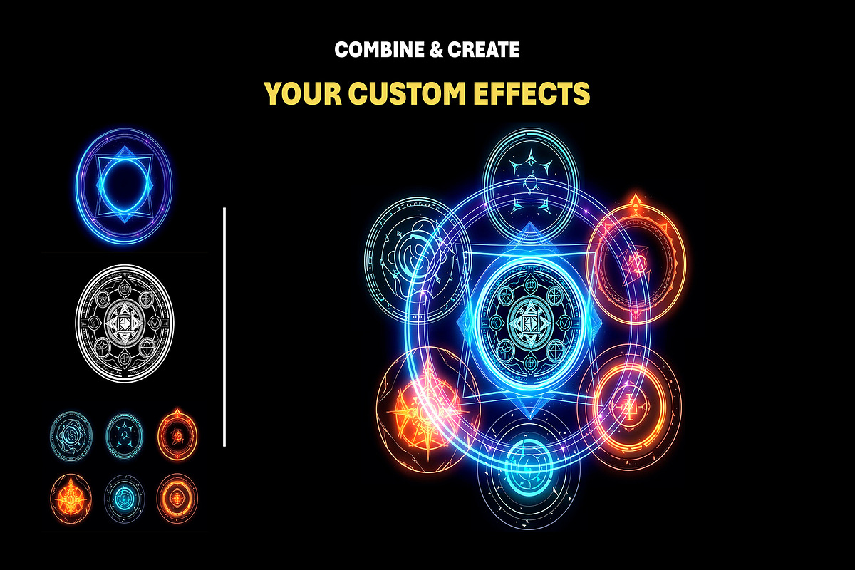275+ Magic Rune Circles and Glyphs, an Object Graphic by Mikel Blazgad (Photo 6 of 11)