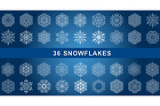 Set of Round Snowflakes With Winter, a Texture Illustration by FineArtStudio (Thumbnail 1 of 3)