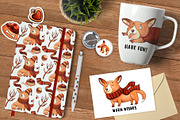 Corgi watercolor set, an Animal Illustration by Ekaterina Goncharova (Thumbnail 6 of 10)