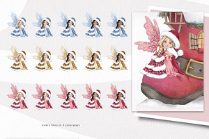 Fairy Christmas-Winter Illustrations