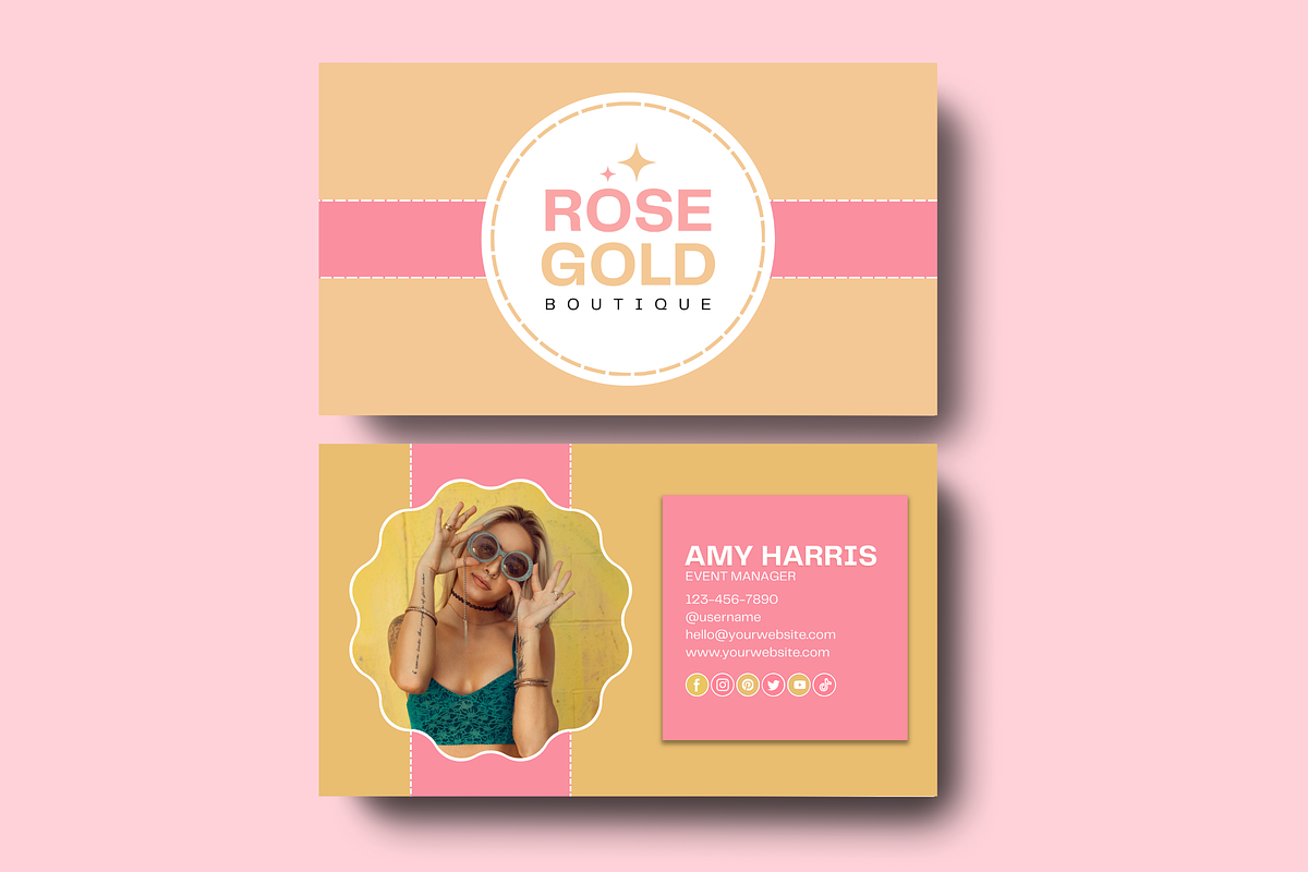 Colorful Business Card, a Business Card Template by SunshineStudioBoutique (Photo 5 of 10)