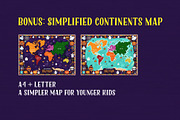 Halloween World Map Printable Bundle, a Wallpaper Graphic by AdrianDragne (Thumbnail 9 of 11)