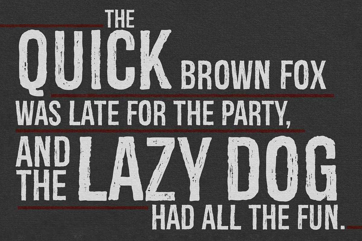 Redgar Font, a Sans Serif Font by Graphite_Studios (Photo 4 of 5)