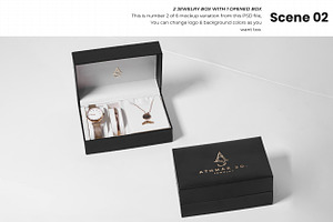 Jewelry Or Gift Box Mockup Set