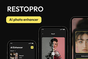 Enhancer Photo ui kit, an App Template by Shoppie