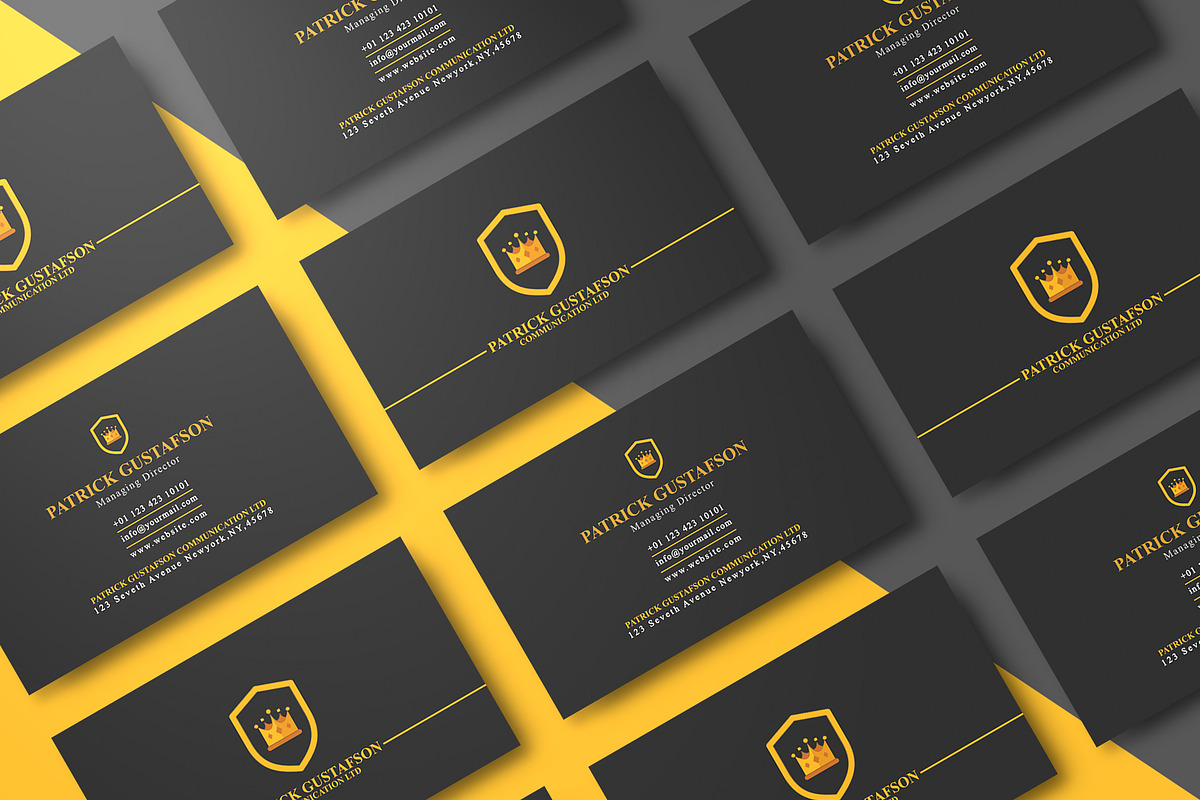 100 Business Card Template Bundle, a Business Card Template by Smashing_Studio (Photo 66 of 80)