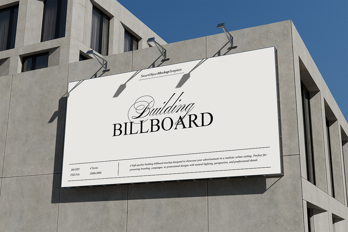Building Billboard Mockup, an Advertising Mockup by Nathatype (Photo 4 of 9)