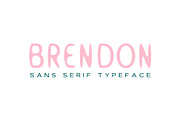 Brendon Sans Serif Typeface, a Sans Serif Font by Creativetacos (Thumbnail 7 of 9)
