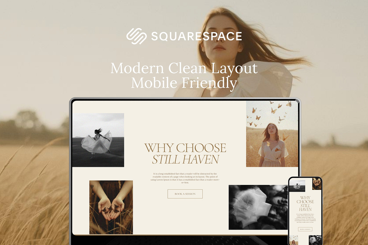 Boho Therapist Squarespace Template, a Squarespace Template by Sofia Designs (Photo 5 of 8)