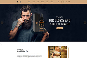 Beard Oil Shopify Theme - Bardy