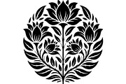 Elegant Floral Silhouette Set, an Object Graphic by Creativeshirt (Thumbnail 3 of 13)