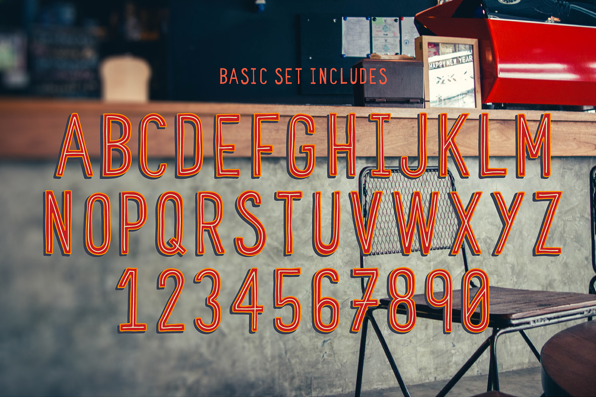 Comida Funky 4 Font Collection preview 3