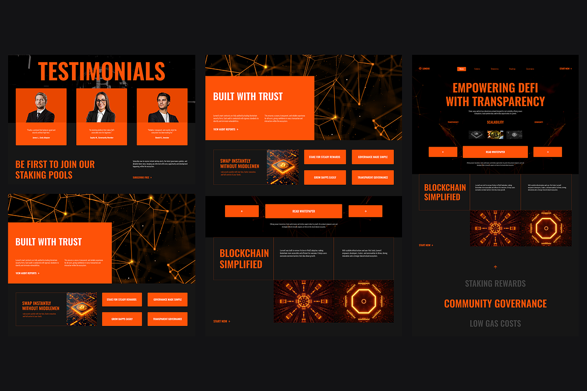 Figma Web3 Protocol Landing Page, a Landing Page Template by Musara (Photo 8 of 8)