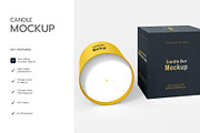 Candle Box Packaging Mockup, a Product Mockup by graphypix (Thumbnail 2 of 4)