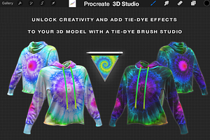 Procreate 3d Model - Cropped Hoodie