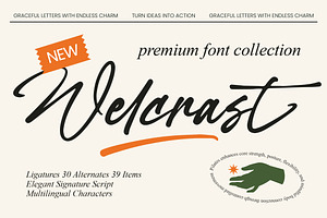 Welcrast Elegant Signature Script
