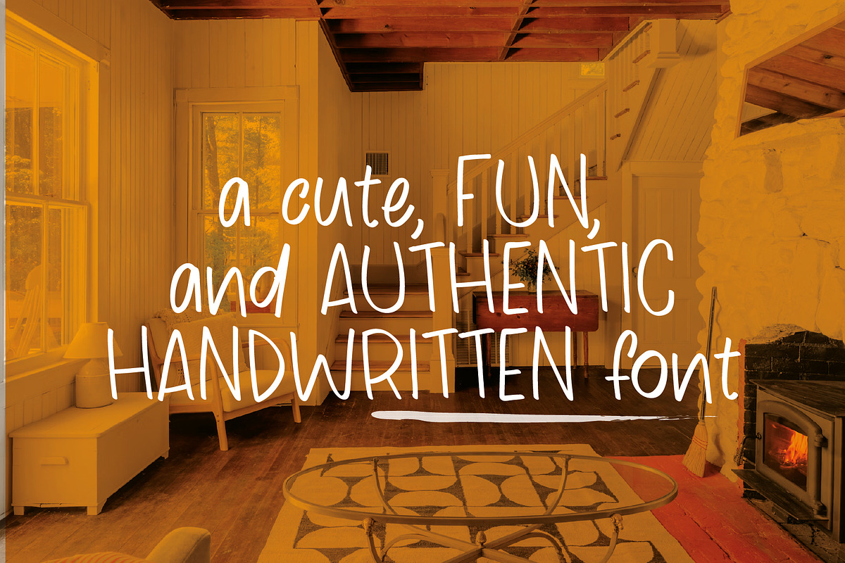 Melon Gumdrop - Handwritten script, a Handwritten Font by Fearless Confetti (Photo 5 of 5)