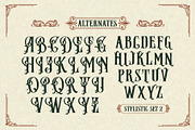Jamesoon Victorian Typeface, a Serif Font by alit design (Thumbnail 8 of 17)