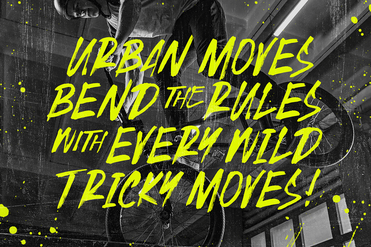 Wildraw - Bold Brush Font, a Handwritten Font by Pixesia Studio (Photo 12 of 15)