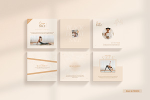 Wellness Social Media Kit CANVA