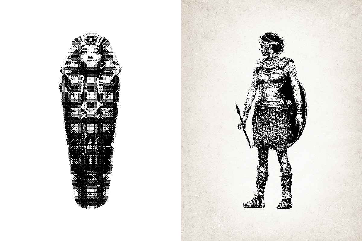 Myths & Legends Bitmap Shapes, an Object Graphic by Design Squad