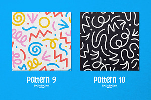 Squiggly Pattern Set