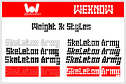 Skeleton Army font, a Blackletter Font by weknow (Thumbnail 7 of 8)