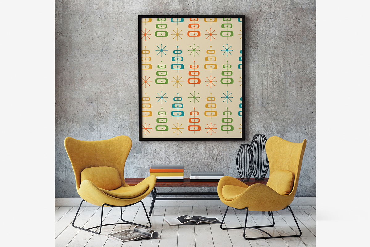 Midcentury Modern Icon Font Bundle, a Symbol Font by Pacific Modern Art (Photo 18 of 25)