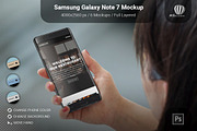Samsung Galaxy Note 7 Mockup, an Android Mockup by RSplaneta (Thumbnail 1 of 10)