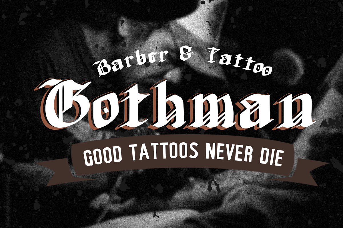 Groundage Gothic Blackletter, a Blackletter Font by Mofr 24 (Photo 9 of 10)