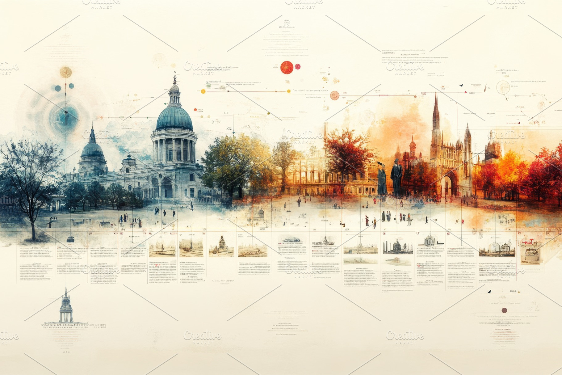 Artistic representation of historic, a Photo by Tanuart