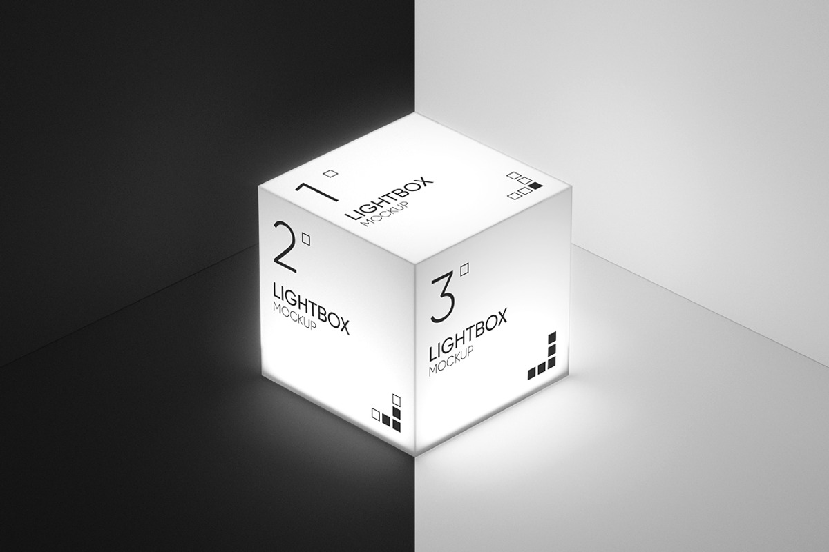 Light Box Mockup, an Advertising Mockup by WebAndCat (Photo 8 of 10)